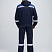 Костюм Титан СОП с капюшоном (тк.Смесовая,210) п/к, т.синий/васильковый