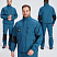 Куртка ProfLineSpecialist (тк.РипСтоп,240), циан/черный